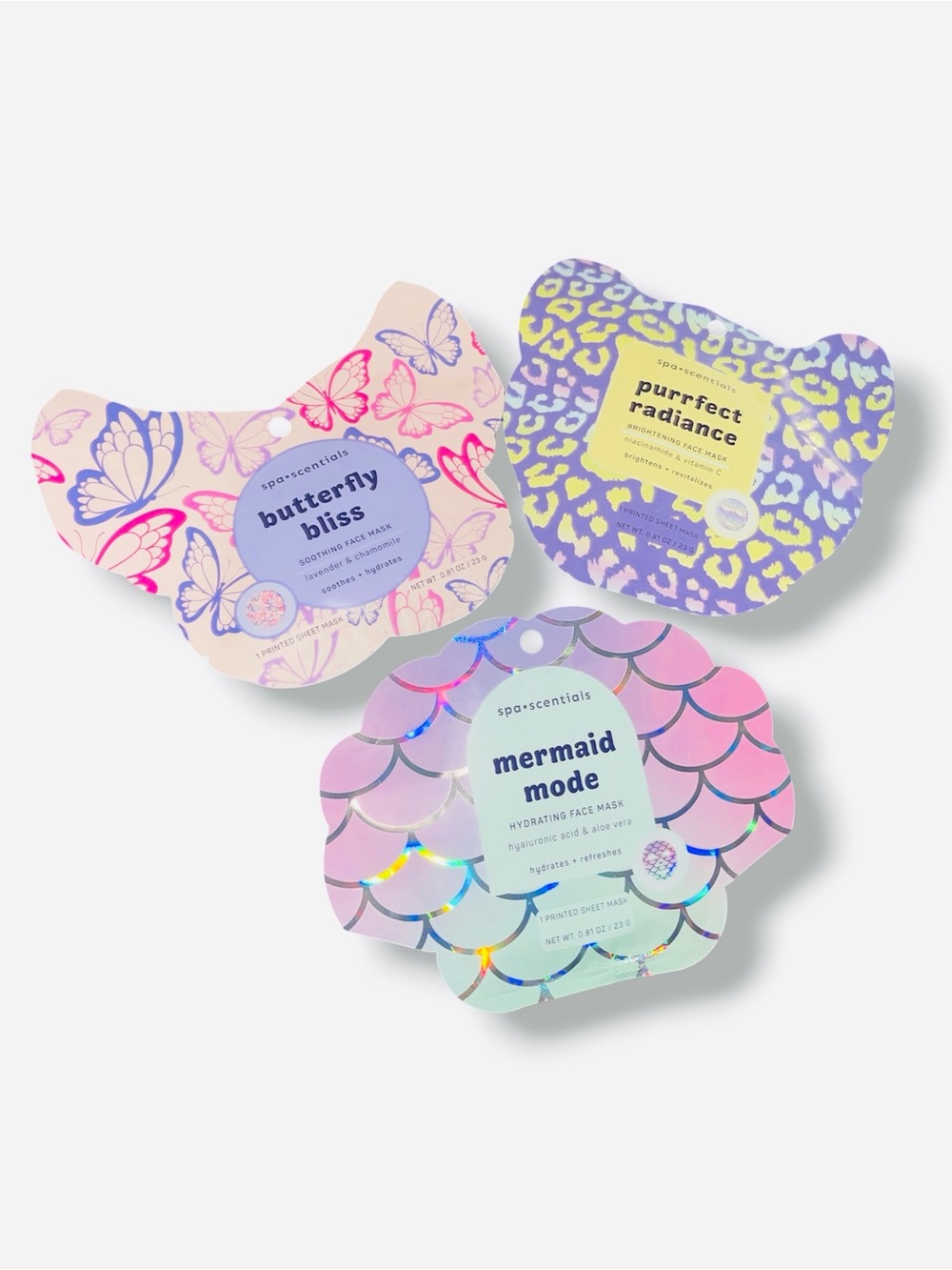 3pc. Spa•Scentials Sheet Mask Set